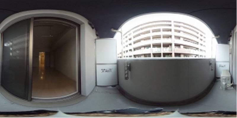 パノラマ画像バルコニー