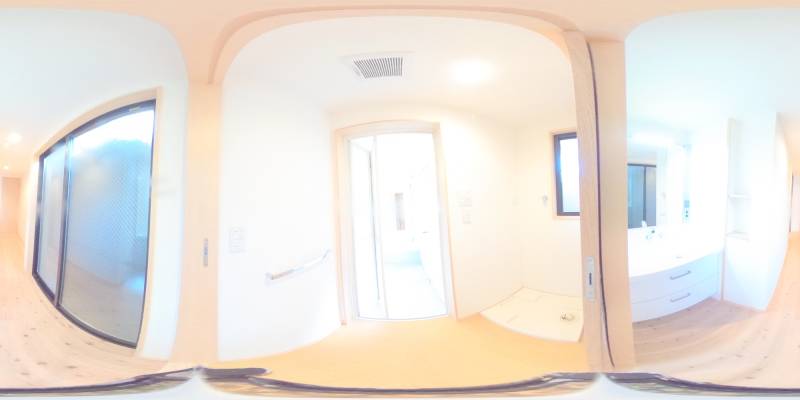 パノラマ画像洗面所