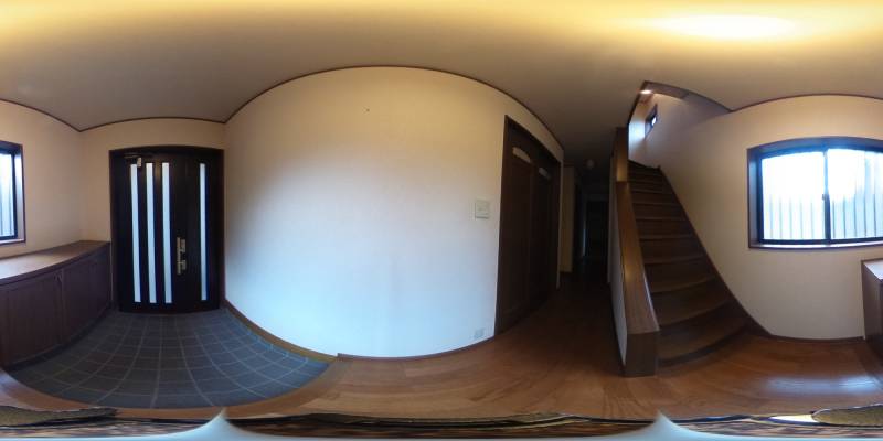 パノラマ画像玄関