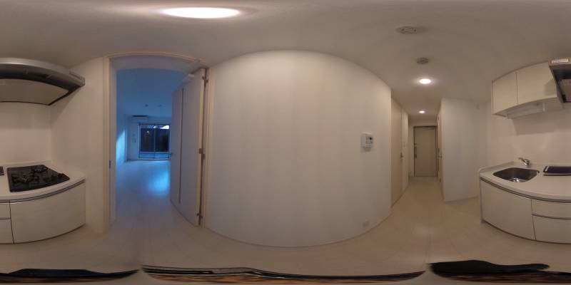 パノラマ画像キッチン