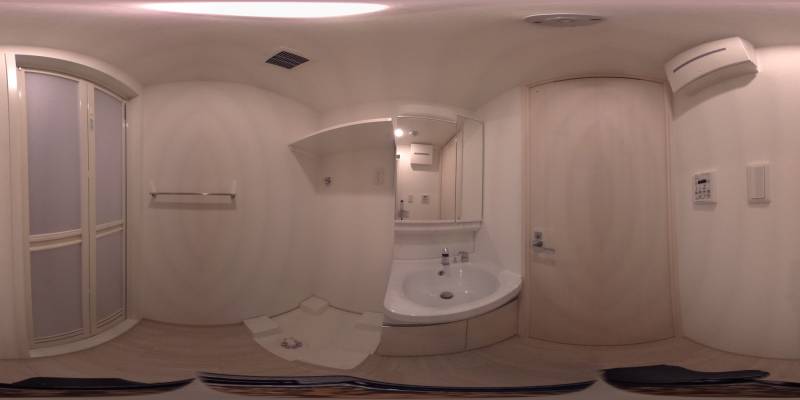 パノラマ画像洗面所