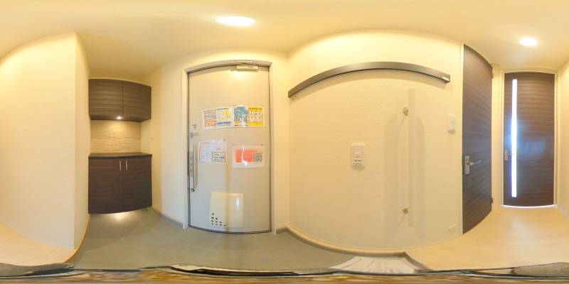 パノラマ画像玄関