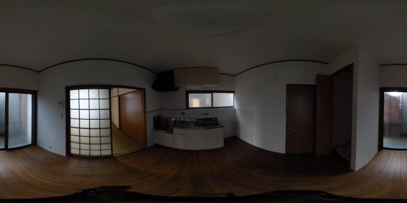 パノラマ画像キッチン