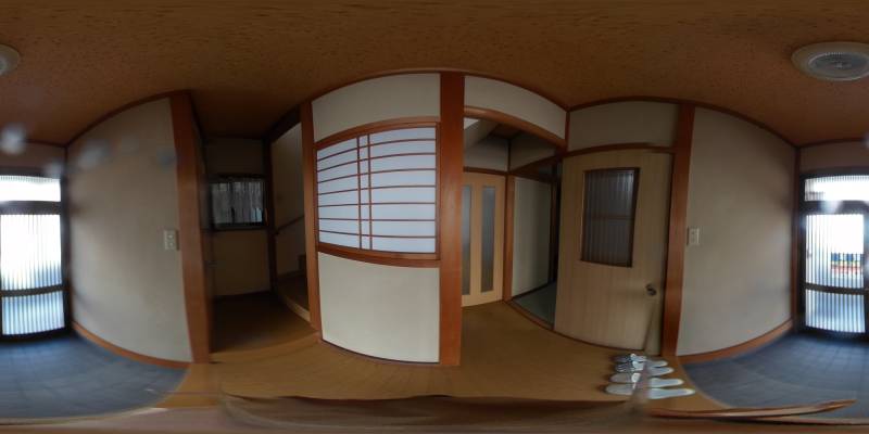 パノラマ画像玄関