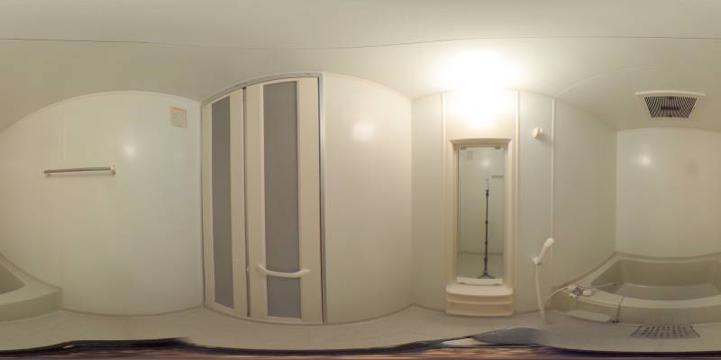 パノラマ画像バスルーム