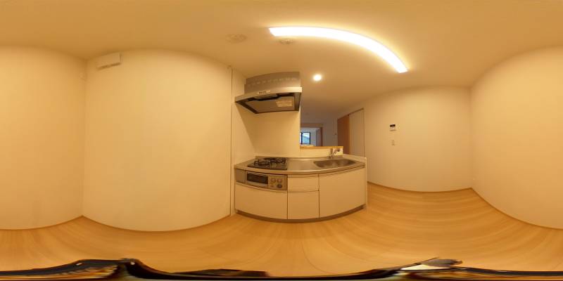 パノラマ画像キッチン