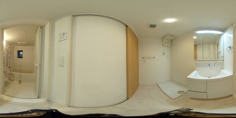 パノラマ画像洗面所