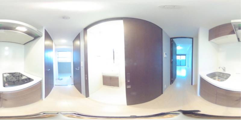 パノラマ画像キッチン