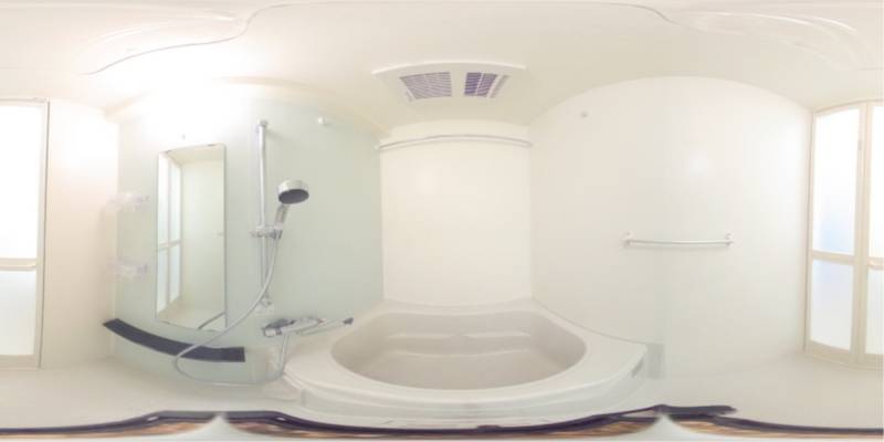 パノラマ画像バスルーム