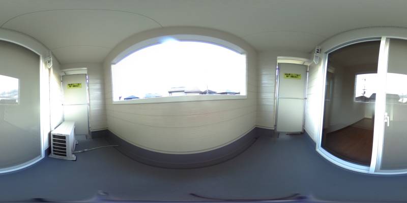 パノラマ画像バルコニー