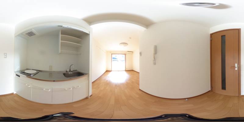 パノラマ画像キッチン