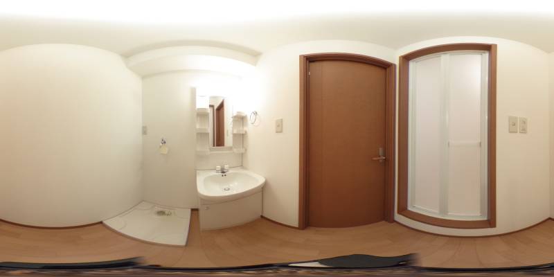 パノラマ画像洗面所