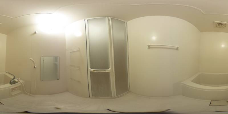 パノラマ画像バスルーム