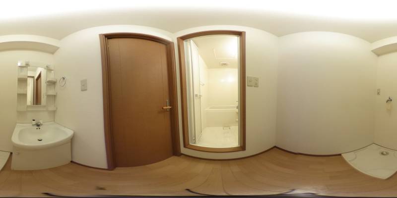 パノラマ画像洗面所