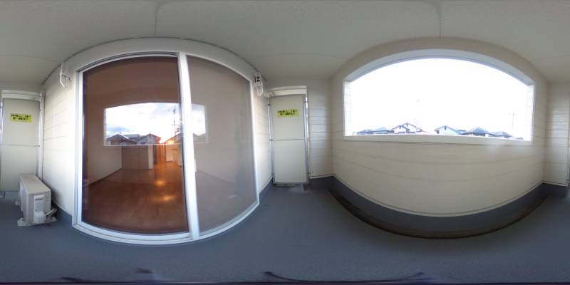 パノラマ画像バルコニー