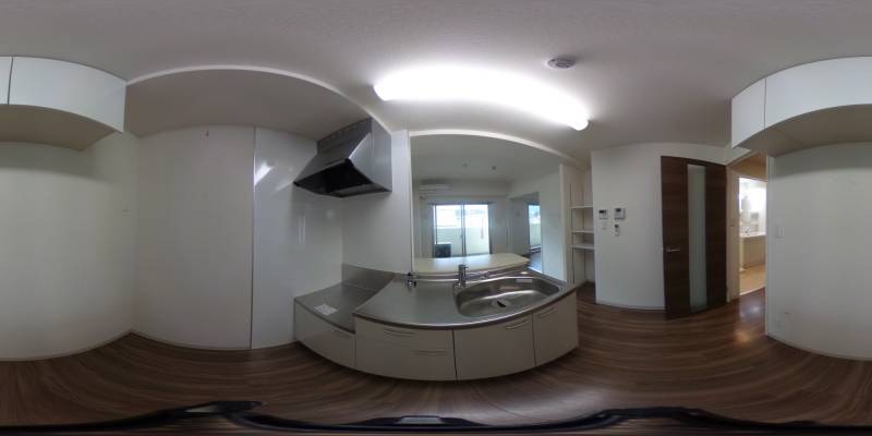 パノラマ画像キッチン
