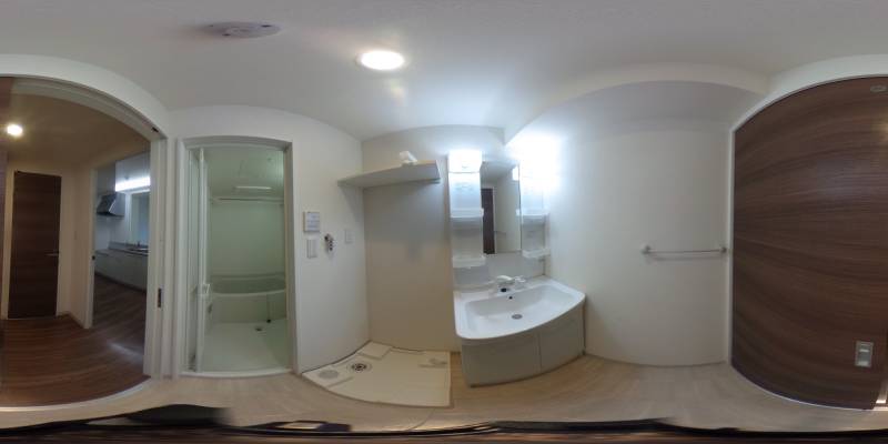 パノラマ画像洗面所