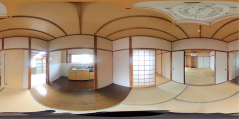 パノラマ画像キッチン