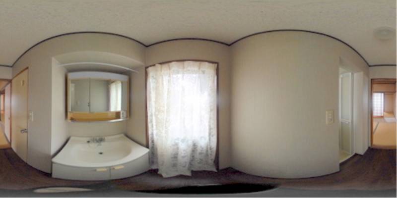 パノラマ画像洗面所