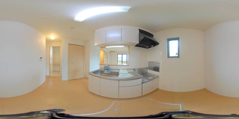 パノラマ画像キッチン