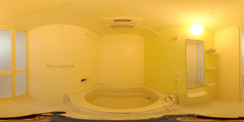 パノラマ画像バスルーム