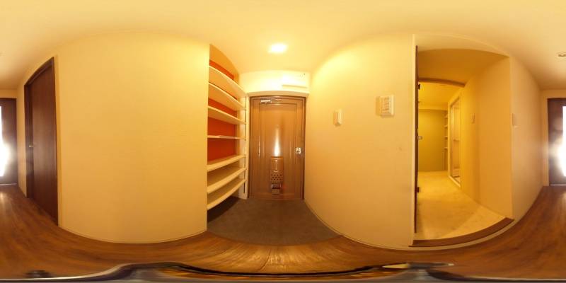 パノラマ画像玄関