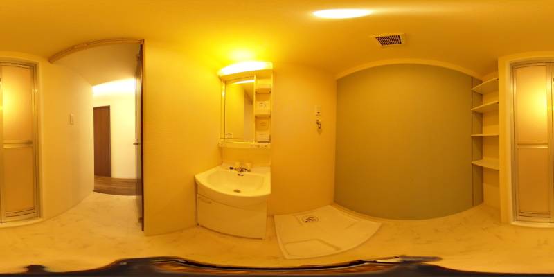 パノラマ画像洗面所