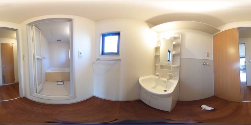 パノラマ画像洗面所