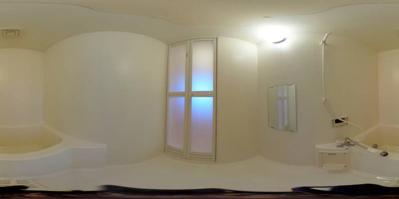 パノラマ画像バスルーム