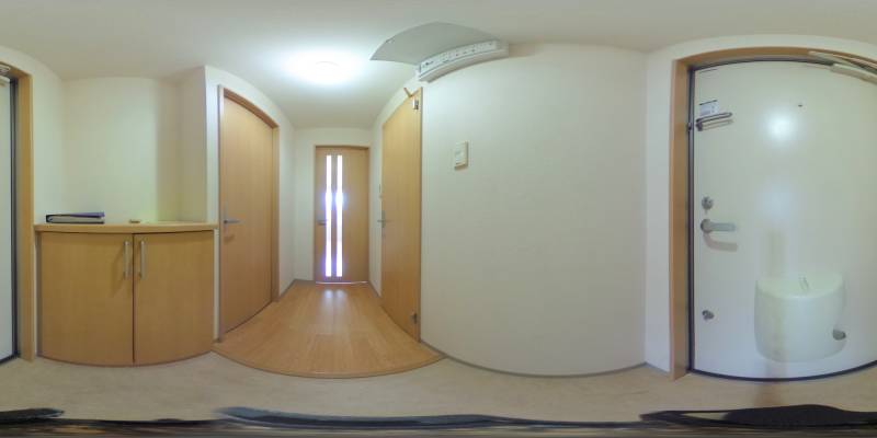 パノラマ画像玄関