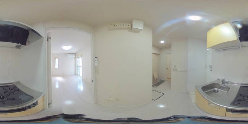 パノラマ画像キッチン