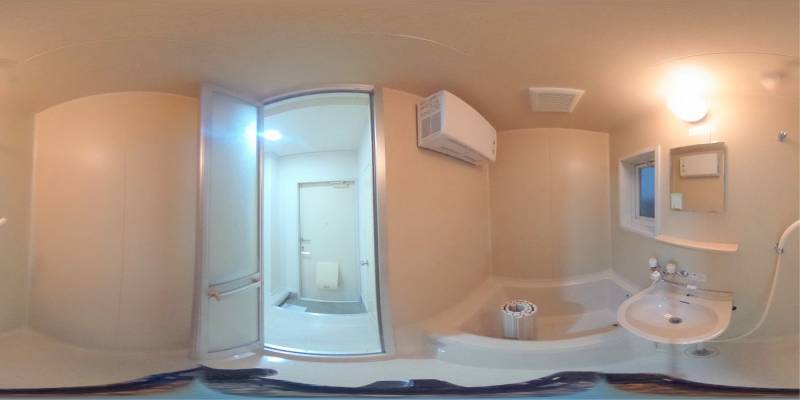 パノラマ画像バスルーム