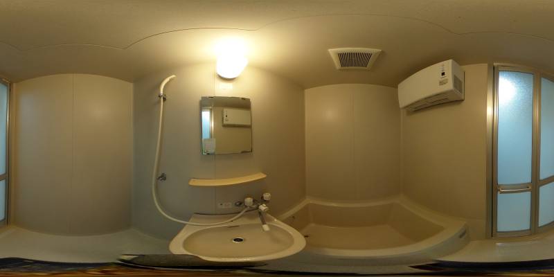 パノラマ画像バスルーム