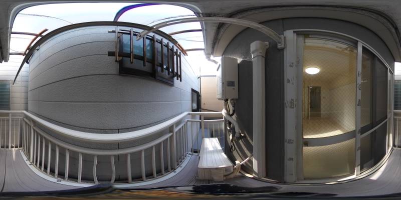 パノラマ画像バルコニー