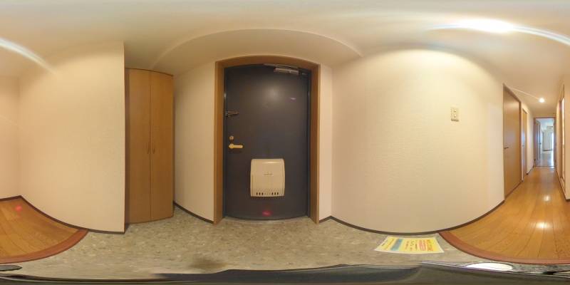 パノラマ画像玄関