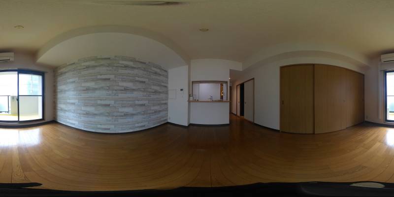 パノラマ画像リビング