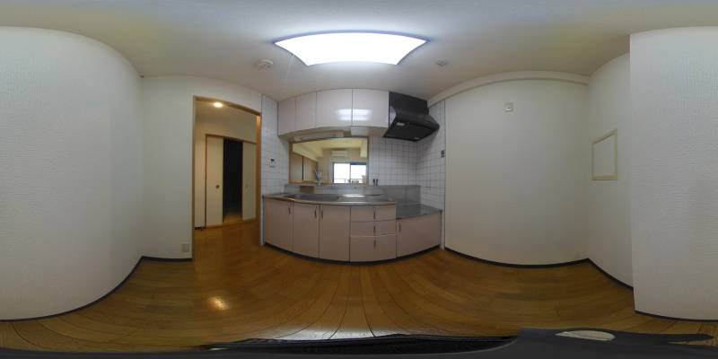パノラマ画像キッチン