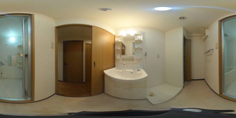 パノラマ画像洗面所