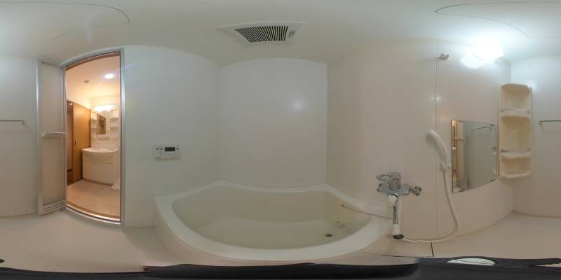 パノラマ画像バスルーム