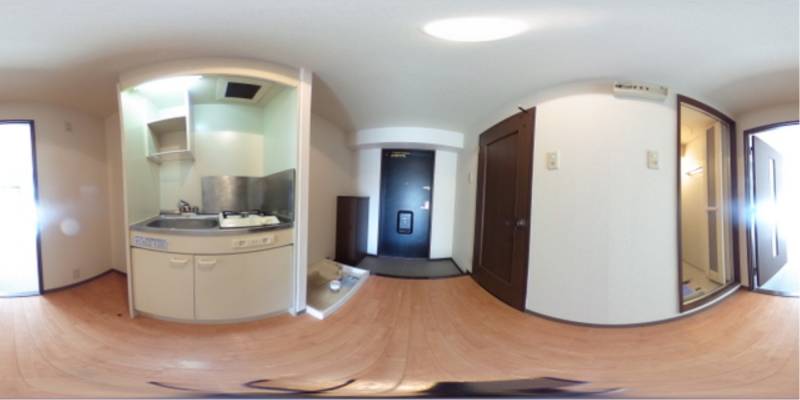 パノラマ画像キッチン