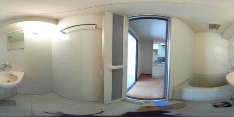 パノラマ画像バスルーム