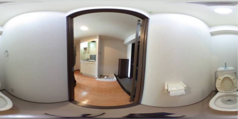 パノラマ画像洗面所