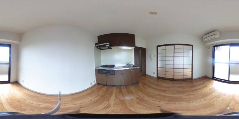 パノラマ画像キッチン