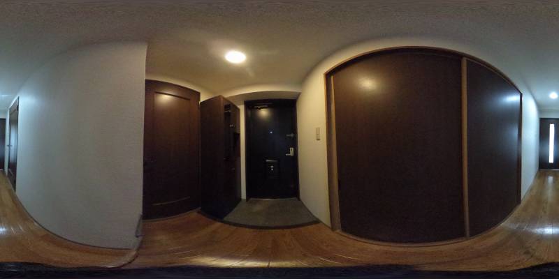 パノラマ画像玄関