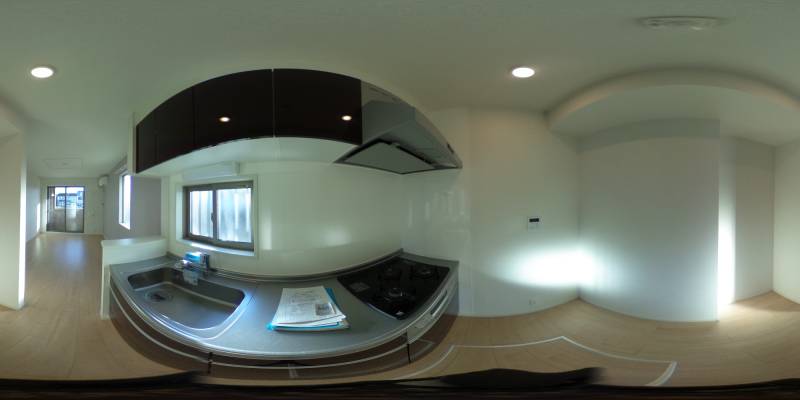 パノラマ画像キッチン