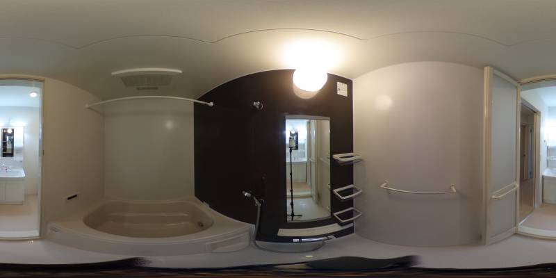 パノラマ画像バスルーム