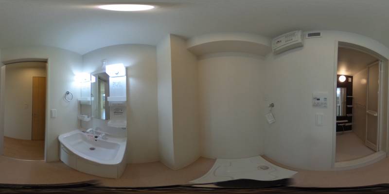 パノラマ画像洗面所