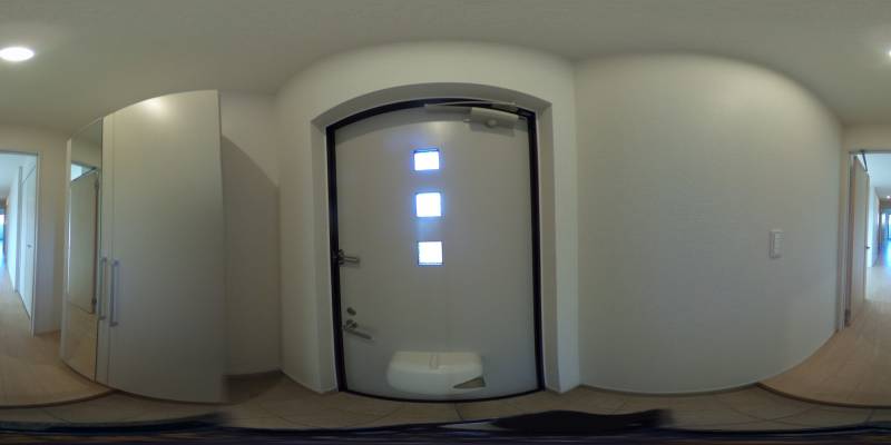 パノラマ画像玄関