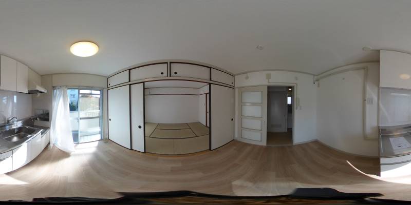 パノラマ画像キッチン