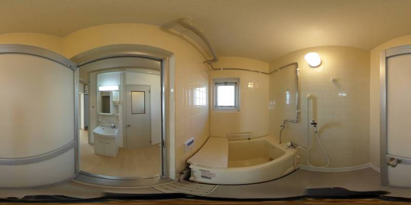 パノラマ画像バスルーム